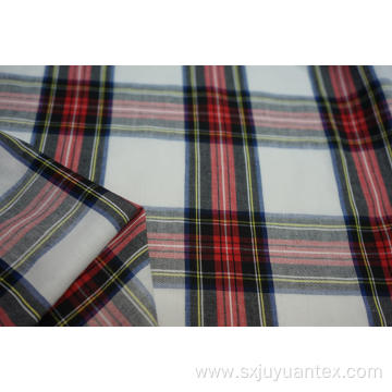 100% Polyester Spun Yarn Dyed Check Fabric